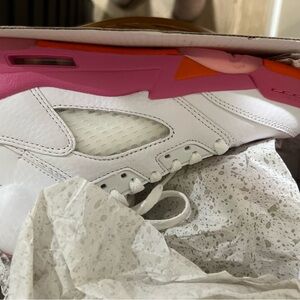 Girls Jordan, pink and white size 4. Brand new.